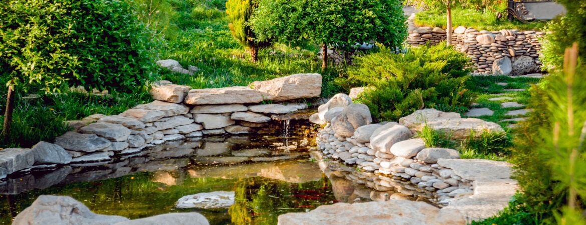 Landscape Design with natural pool