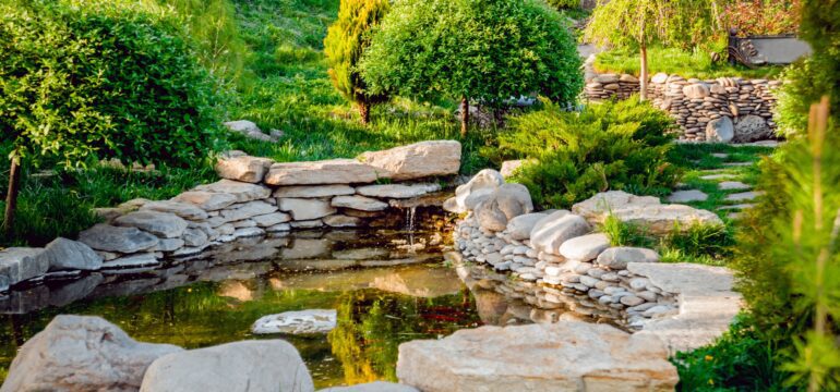 Landscape Design with natural pool