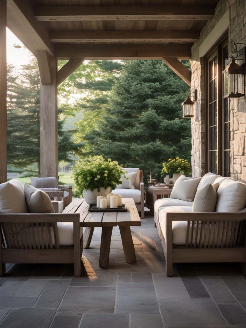 Littleton paver patio with fire pit